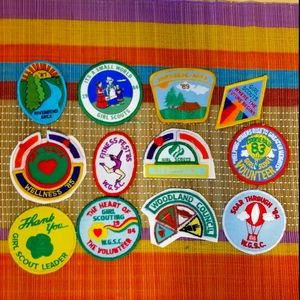 4/$12 Sale Vintage Girl Scout Patches